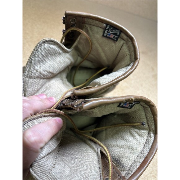DANNER Cabelas Acadia Brown Leather Boots Combat Sz 10.5 B G0retex Vibram main image 9